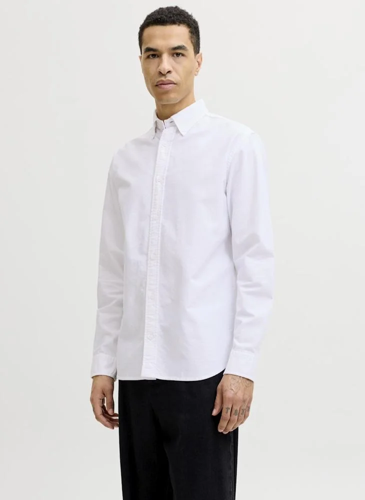 JACK & JONES Solid Regular Fit Shirt